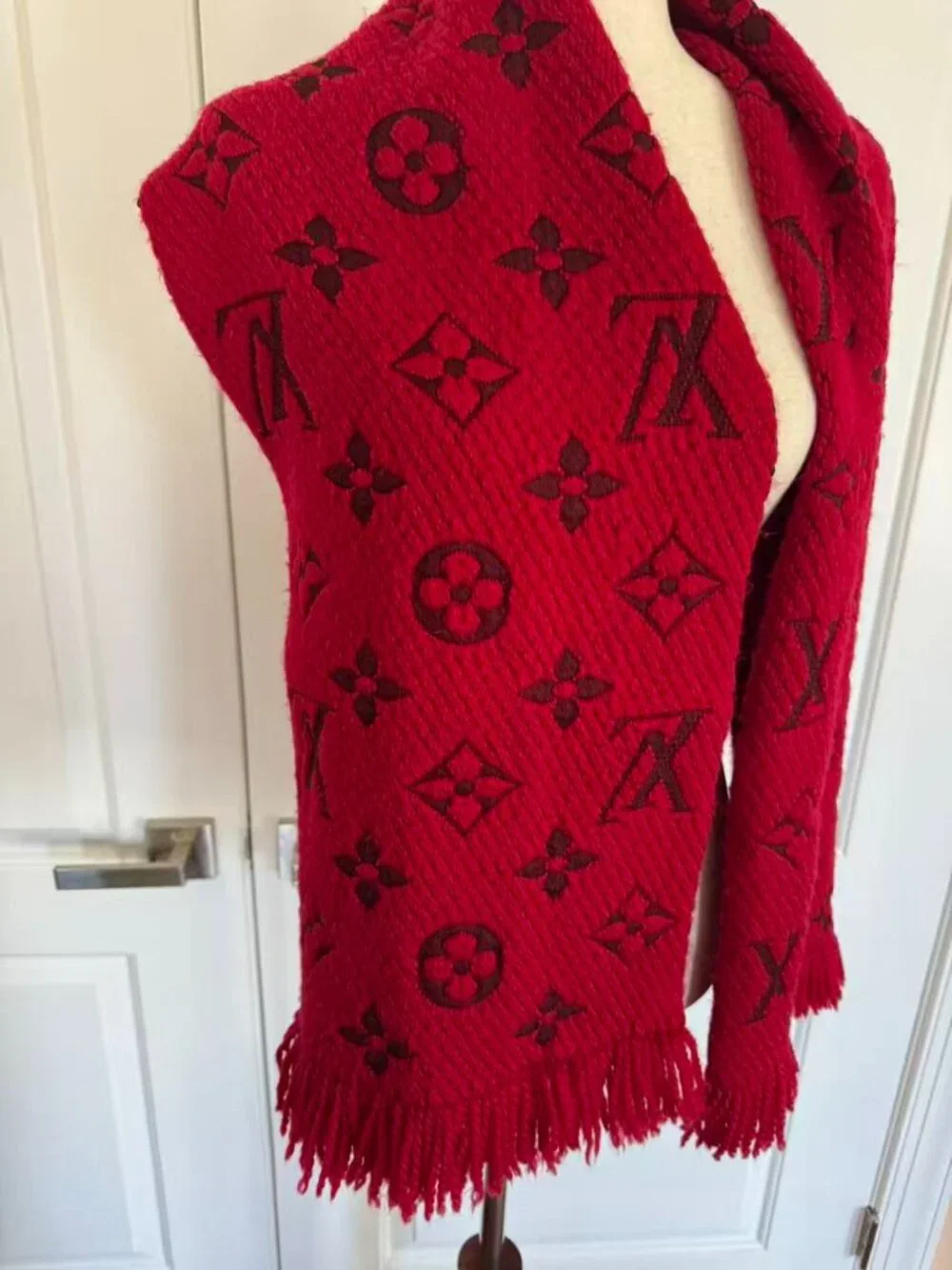 100% Authentic Louis Vuitton Wool/Silk scarf